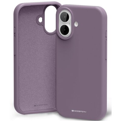 Etui MERCURY Silicone do Apple iPhone 17 Fioletowy