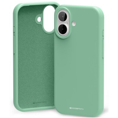 Etui MERCURY Silicone do Apple iPhone 17 Zielony