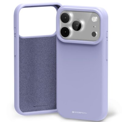Etui MERCURY Silicone do Apple iPhone 17 Pro Lawendowy