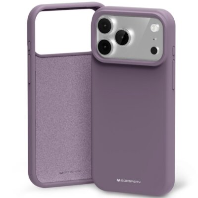 Etui MERCURY Silicone do Apple iPhone 17 Pro Max Fioletowy