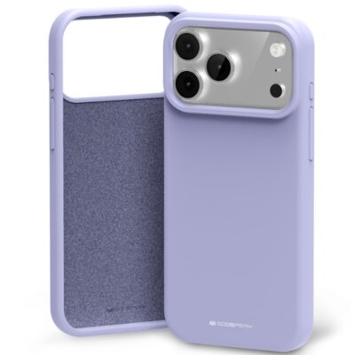 Etui MERCURY Silicone do Apple iPhone 17 Pro Max Lawendowy