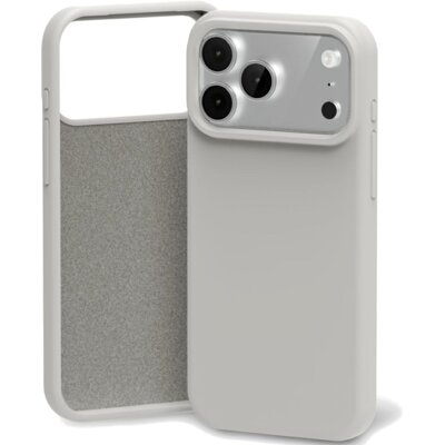 Etui MERCURY Silicone do Apple iPhone 17 Pro Max Kamienny