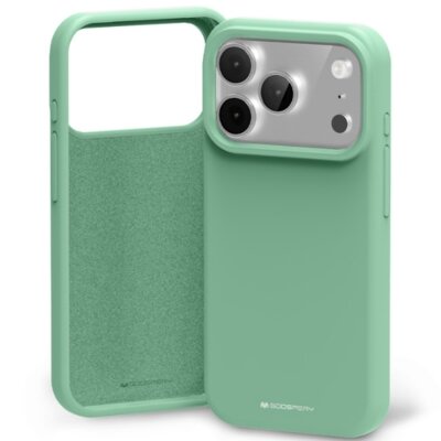Etui MERCURY Silicone do Apple iPhone 17 Pro Zielony