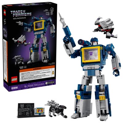 LEGO 10358 ICONS Transformers: Soundwave