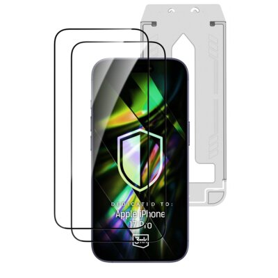 Szkło hartowane 3MK Hardy Hardura 9H do Apple iPhone 17 Pro (2 szt.)