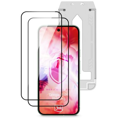 Szkło hartowane 3MK Hardy Hardura 9H do Google Pixel 10/Pixel 10 Pro (2 szt.)