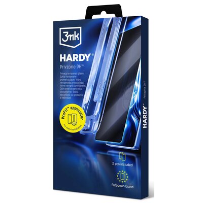 Szkło prywatyzujące 3MK Hardy Privzone 9H do Apple iPhone 17 Pro Max (2 szt.)