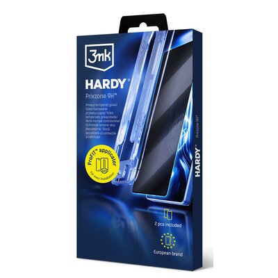 Szkło prywatyzujące 3MK Hardy Privzone 9H do Apple iPhone 17 Pro (2 szt.)