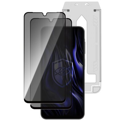 Szkło prywatyzujące 3MK Hardy Privzone do Samsung Galaxy A26 5G (2 szt.)