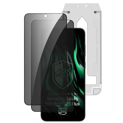 Szkło prywatyzujące 3MK Hardy Privzone do Samsung Galaxy S24 Plus/S25 Plus