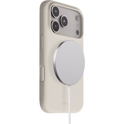 Etui CRONG Color Cover Magnetic MagSafe do Apple iPhone 17 Pro Kamienny beż