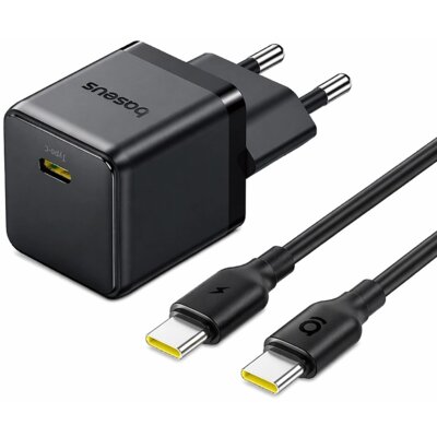 Ładowarka sieciowa BASEUS Palm 1C 20W Czarny ładowarka sieciowa USB-C