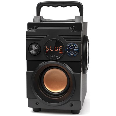 Głośnik mobilny SQUEAK BassBlaster SQ1001 Radio FM Czarny