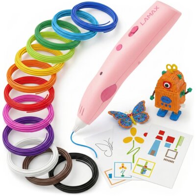 Długopis 3D LAMAX ArtKid1 3D Pink, Średnica dyszy 1.75 mm