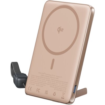 Powerbank indukcyjny INIU MagPro Slim 5000 mAh 20W Beżowy