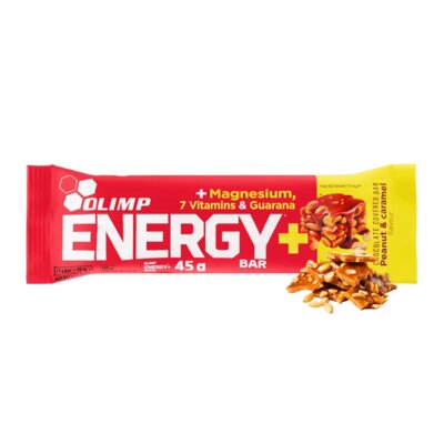Baton OLIMP Energy+Bar Karmelowo-orzechowy (45 g)