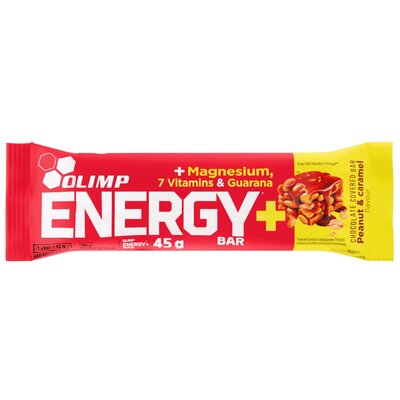 Baton OLIMP Energy+Bar Karmelowo-orzechowy (45 g)