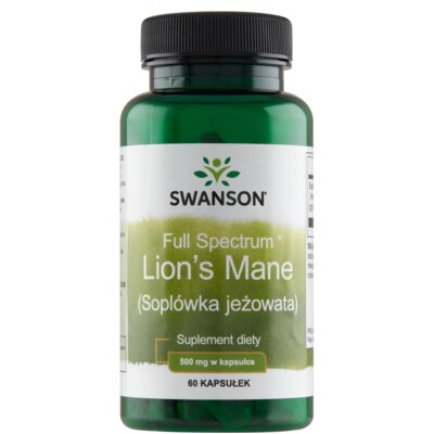 Suplement diety SWANSON Full Spectrum Lion's Mane (60 kapsułek)