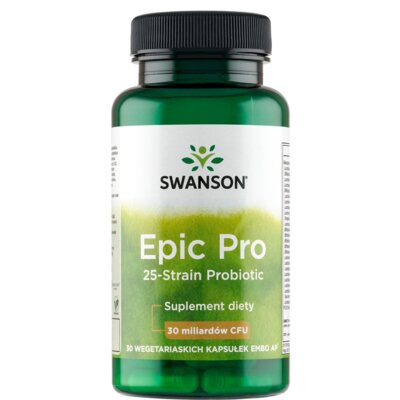 Suplement diety SWANSON Epic Pro 25 szczepów (30 kapsułek)
