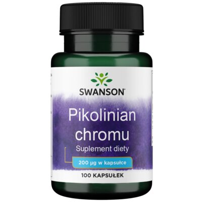 Chrom SWANSON Pikolinian (100 kapsułek)