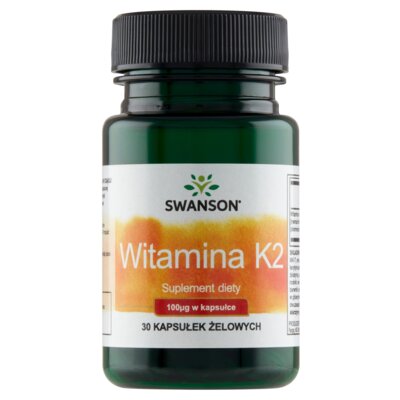 Witamina K2 MK-7 SWANSON Naturalna (30 kapsułek)