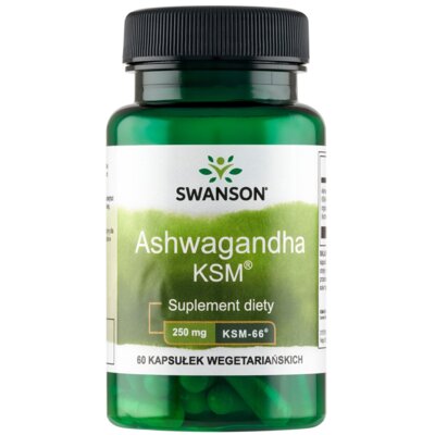Adaptogen SWANSON Ashwagandha KSM-66 (60 kapsułek)