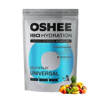 Izotonik OSHEE Iso Hydration Wieloowocowy (1050 g)