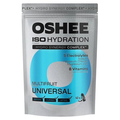 Izotonik OSHEE Iso Hydration Wieloowocowy (1050 g)