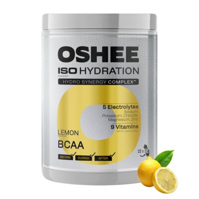 Izotonik OSHEE Iso Hydration Cytrynowy (550 g)
