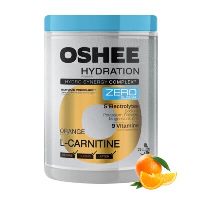 Izotonik OSHEE Hydration Zero Pomarańczowy (330 g)