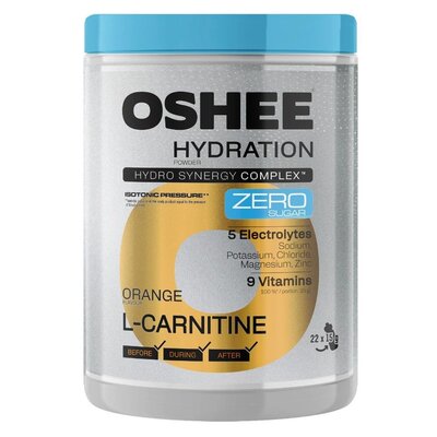 Izotonik OSHEE Hydration Zero Pomarańczowy (330 g)