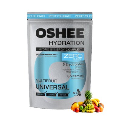 Izotonik OSHEE Hydration Zero Wieloowocowy (630 g)