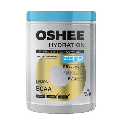 Izotonik OSHEE Hydration Zero Cytrynowy (330 g)