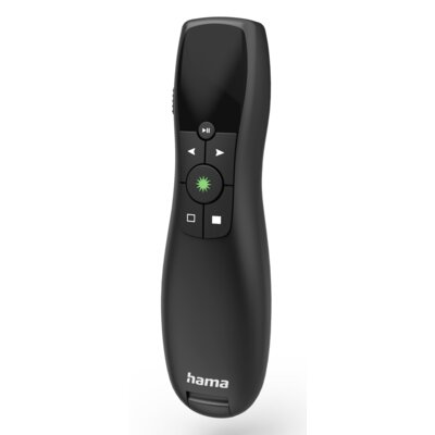 Wskaźnik laserowy HAMA Greenlight Pointer 2.4 GHz, Zasięg 20 m