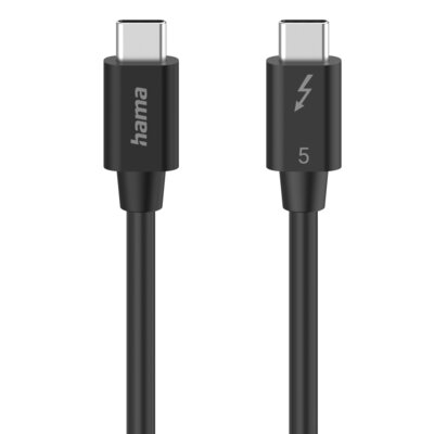 Kabel USB-C - USB-C HAMA Thunderbolt 5 8K 240W 1 m Czarny