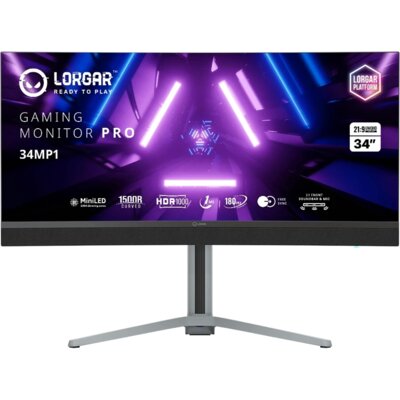 Monitor LORGAR Pro 34MP1 34" 3440x1440px 180Hz 1 ms Curved