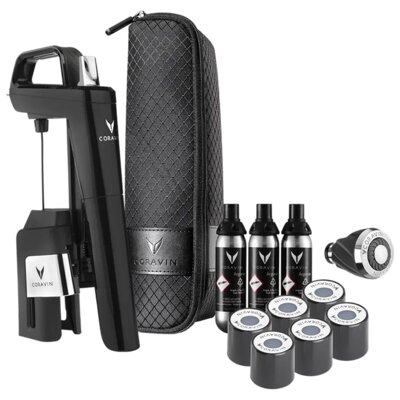 System do przechowywania wina CORAVIN Timeless Six Plus Czarny