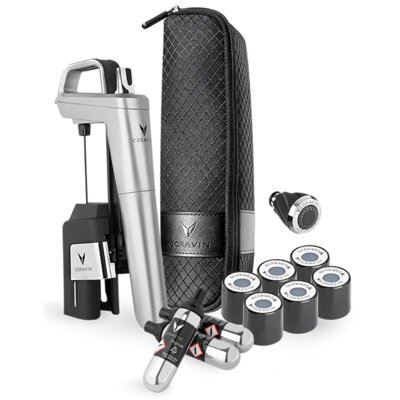 System do przechowywania wina CORAVIN Six Core Srebrny