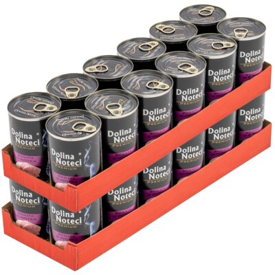 Karma dla kota DOLINA NOTECI Premium Indyk 24 x 400 g