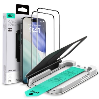 Szkło hartowane ESR UltraFit Tempered Glass do Apple iPhone 17 Pro (2 szt.)