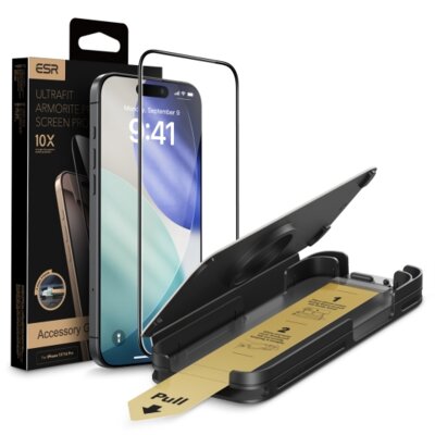 Szkło hartowane ESR UltraFit Armorite Pro Tempered Glass do Apple iPhone 17 Pro Przezroczysty