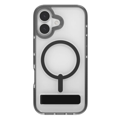 Etui ZAGG Santa Cruz Snap Kickstand MagSafe do Apple iPhone 17 Przezroczysto czarny