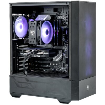 Komputer MAD DOG Powered By MSI FORGE112-I06WR32WH i5-14400F 32GB RAM 1TB SSD GeForce RTX5060 DLSS 4 Wi-Fi Windows 11 Home