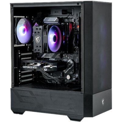 Komputer MAD DOG Powered By MSI FORGE112-A03DR32 R5-7500F 32GB RAM 1TB SSD GeForce RTX5060 DLSS 4 Wi-Fi