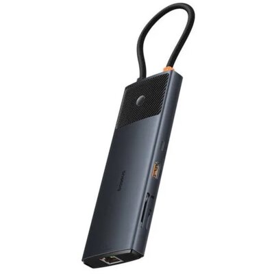 Hub BASEUS Metal Gleam II 10w1 USB Typu C, Pasywny