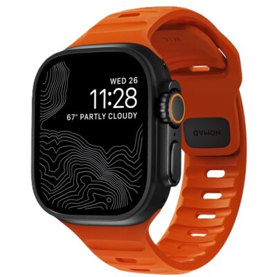 Pasek NOMAD Sport Band do Apple Watch do koperty 42/44/45/46/49mm Pomarańczowy