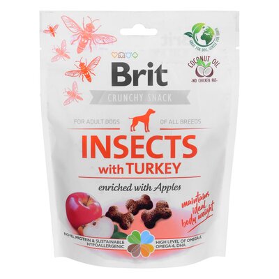 Przysmak dla psa BRIT Care Dog Insect&Turkey 18 x 200 g