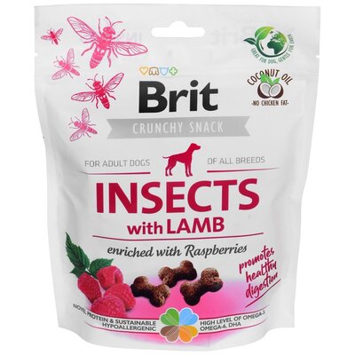 Przysmak dla psa BRIT CARE Dog Insect&Lamb 18 x 200 g