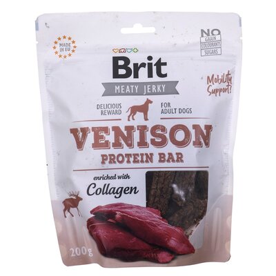 Przysmak dla psa BRIT Jerky Venison Protein Bar 24 x 200 g