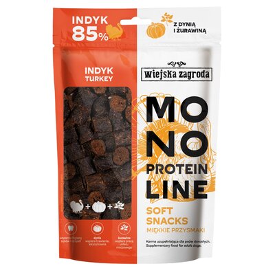 Przysmak dla psa WIEJSKA WIEJSKA ZAGRODA Monoproteinowy Soft Snacks Indyk 30 x 115 g